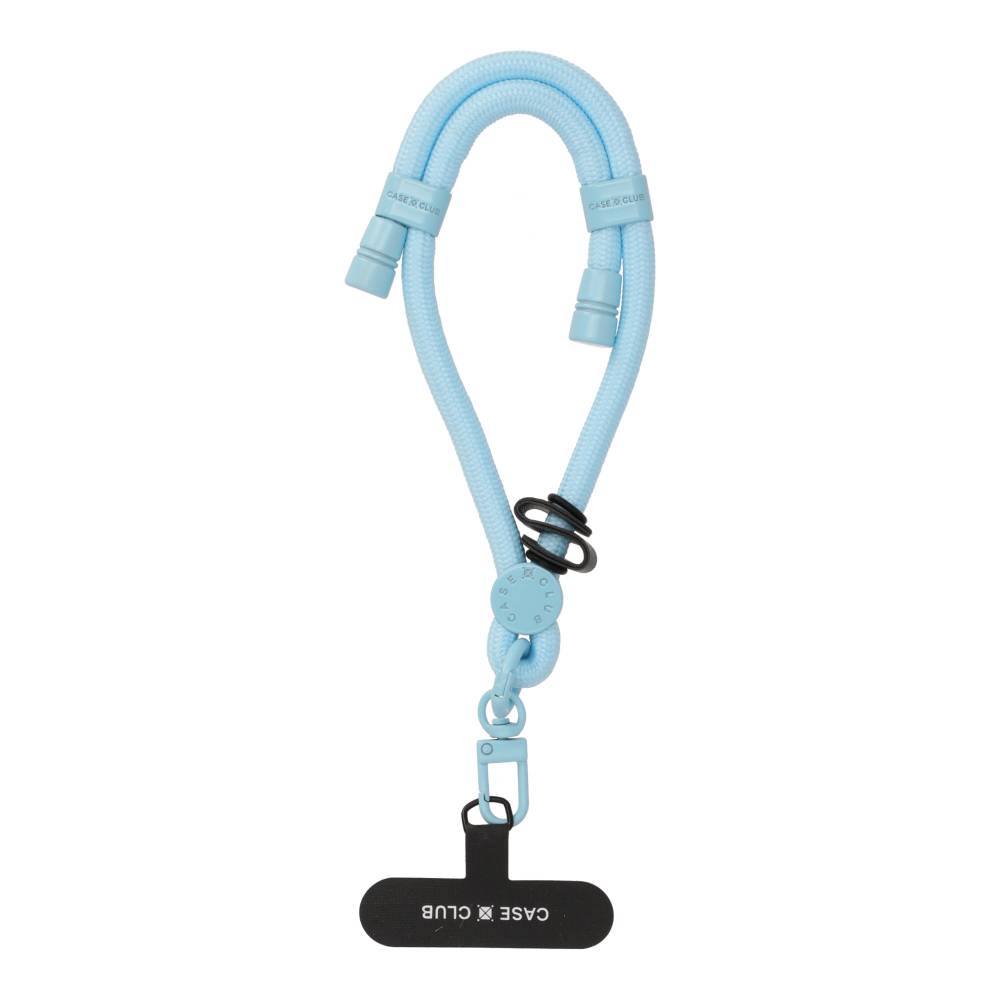 sky blue rope wrist strap